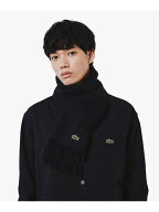 【SALE／40%OFF】メリノウールスクールマフラー LACOSTE ラコステ ファッション雑貨 マフラー・ストール…