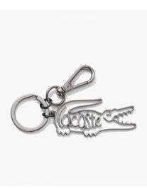 ネームワニロゴキーホルダー LACOSTE ラコステ ファッション雑貨 チャーム・キーチェーン ホワイト ブラック グリーン【送料無料】[Rakuten Fashion]
