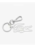 ネームワニロゴキーホルダー LACOSTE ラコステ ファッション雑貨 チャーム・キーチェーン ホワイト ブラ…