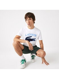 【SALE／30%OFF】カレッジプリントTシャツ LACOSTE ラコステ トップス カットソー・Tシャツ ブラック ホワイト グリーン ネイビー ブルー シルバー【RBA_E】【送料無料】[Rakuten Fashion]