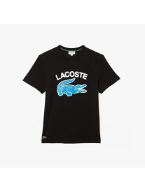 【SALE／40%OFF】カレッジプリントTシャツ LACOSTE ラコステ トップス カットソー・Tシャツ ブラック ホワイト グリーン ネイビー ブルー シルバー【RBA_E】【送料無料】[Rakuten Fashion]