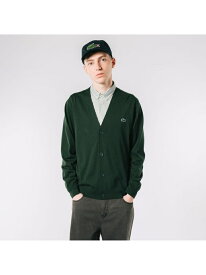 【SALE／30%OFF】ウォッシャブルウールVネックニットカーディガン LACOSTE ラコステ トップス カーディガン グリーン ブラック ネイビー ブラウン グレー【RBA_E】【送料無料】[Rakuten Fashion]