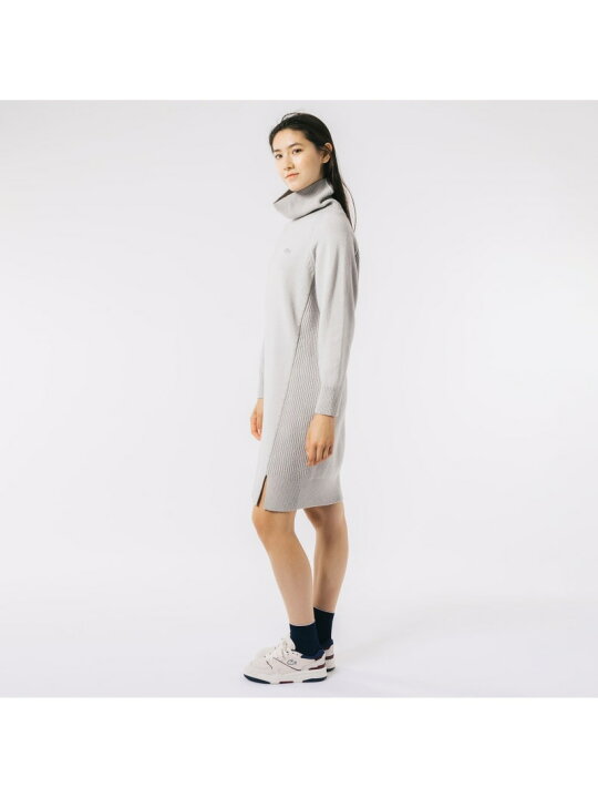 楽天市場】【SALE／40%OFF】ミドルゲージタートルネックニットドレス 