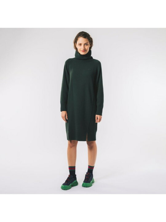 楽天市場】【SALE／40%OFF】ミドルゲージタートルネックニットドレス 