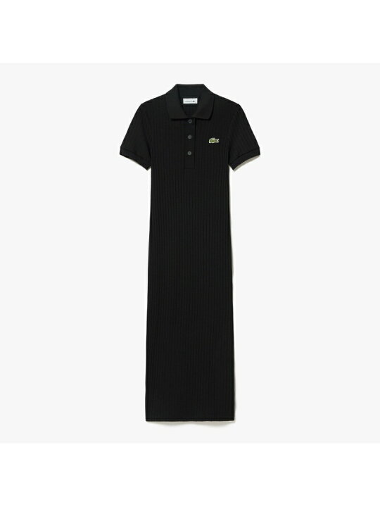 楽天市場】【SALE／40%OFF】リブニットロングポロドレス LACOSTE 