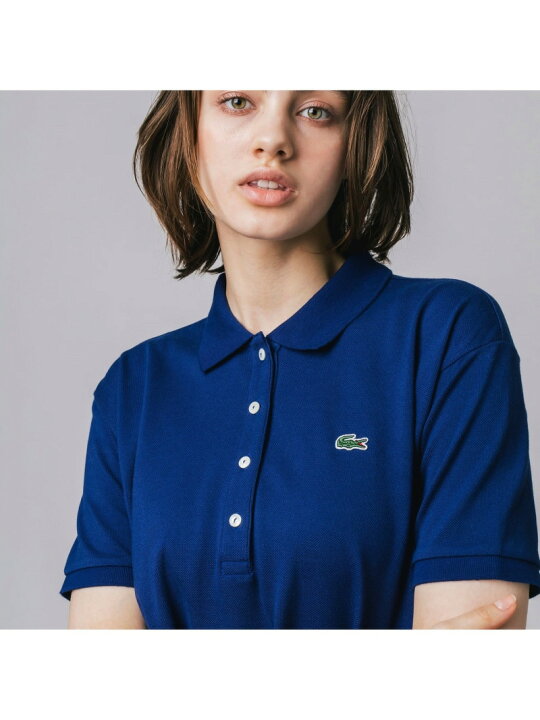 楽天市場】鹿の子地マキシ丈ドレス LACOSTE ラコステ ワンピース 