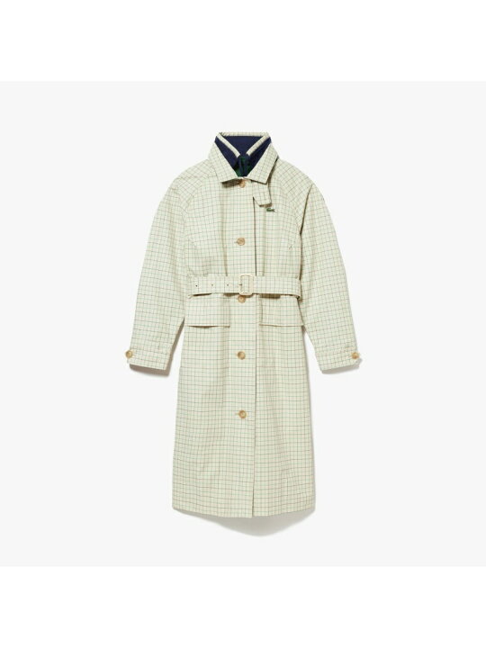 楽天市場】【SALE／50%OFF】チェックトレンチコート LACOSTE ラコステ 