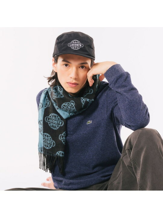 楽天市場】【SALE／40%OFF】グローブボールジャカードマフラー LACOSTE 