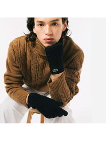 【SALE／30%OFF】ケーブルニットグローブ LACOSTE ラコステ ファッション雑貨 手袋 ブラック グリーン ベージュ グレー【RBA_E】【送料無料】[Rakuten Fashion]