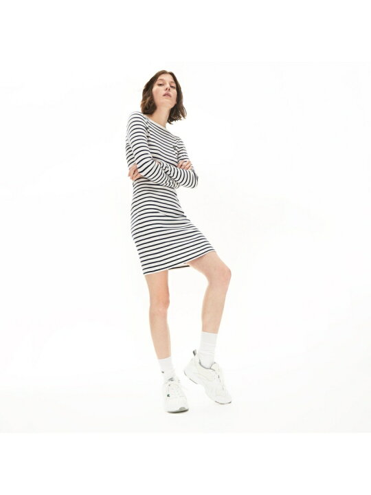 楽天市場 Sale 50 Off ペンシルカットストライプドレスシャツ Lacoste ラコステ ワンピース シャツワンピース Rba E 送料無料 Rakuten Fashion Lacoste ラコステ