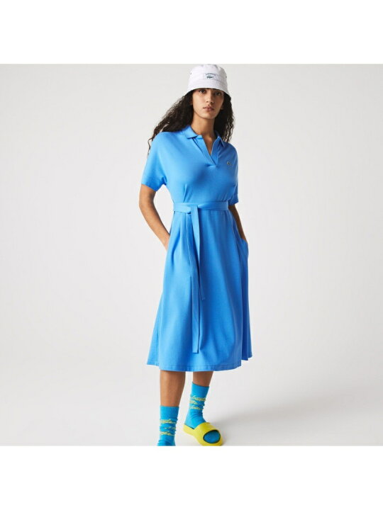 楽天市場】【SALE／50%OFF】リラックスフィットピケポロドレス LACOSTE 
