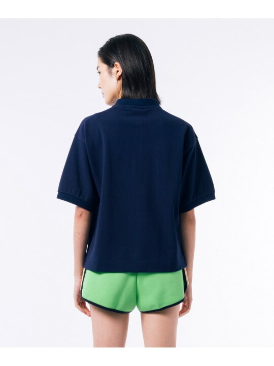 楽天市場】【SALE／30%OFF】リブスタンドカラー クロップド丈 5分袖  