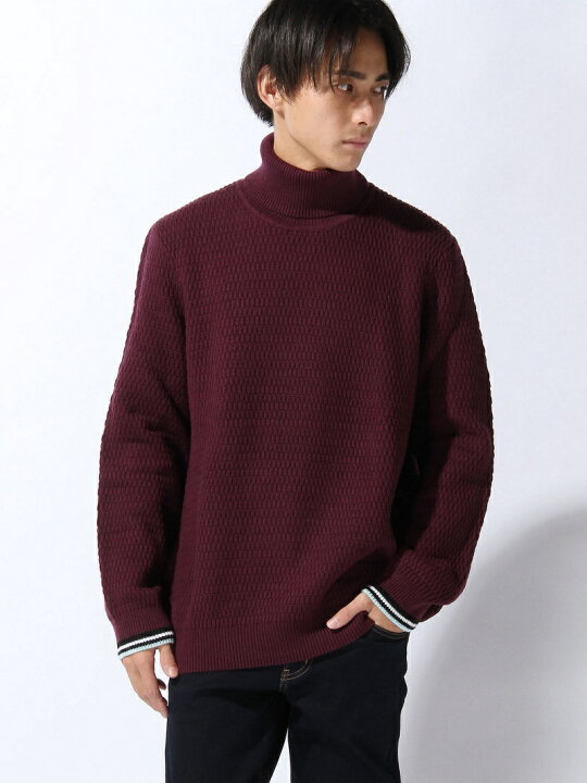 楽天市場】【SALE／50%OFF】リブ編みタートルネック セーター LACOSTE 