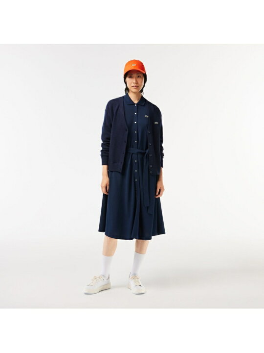楽天市場】鹿の子地シャツドレス LACOSTE ラコステ ワンピース・ドレス 