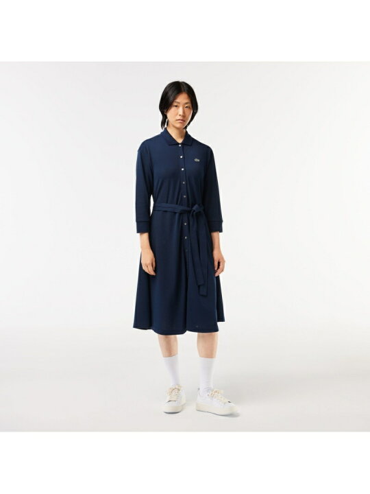 楽天市場】鹿の子地シャツドレス LACOSTE ラコステ ワンピース・ドレス 