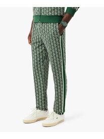 サイドテーピングモノグラムジャカードトラックパンツ LACOSTE ラコステ パンツ ジャージ・スウェットパンツ ブラウン グリーン ネイビー レッド ブルー ベージュ ブラック【送料無料】[Rakuten Fashion]