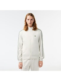 【SALE／50%OFF】ショルダーパイピング鹿の子地トラックジャケット LACOSTE ラコステ トップス カーディガン ホワイト レッド【RBA_E】【送料無料】[Rakuten Fashion]