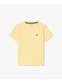 JUNIORベーシックワニロゴパッチTシャツ LACOSTE ラコステ トップス カットソー・Tシャツ イエロー ホワイト ブラック ネイビー ピンク ブルー【送料無料】[Rakuten Fashion]