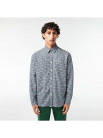 【SALE／40%OFF】ギンガムチェックフランネルシャツ LACOSTE ラコステ トップス シャツ・ブラウス ネイビー グリーン【RBA_E】【送料無料】[Rakuten Fashion]