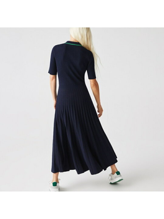 楽天市場】【SALE／40%OFF】ニットプリーツドレス LACOSTE ラコステ 