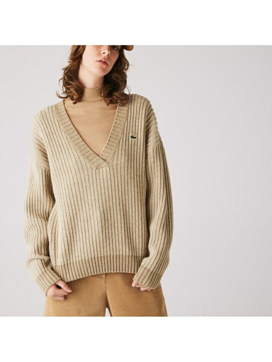 楽天市場】【SALE／40%OFF】ディープVネックセーター LACOSTE ラコステ 