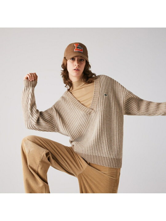 楽天市場】【SALE／40%OFF】ディープVネックセーター LACOSTE ラコステ 