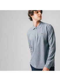 長袖 リブ メランジカラ-ポロシャツ L1313 (杢・長袖) LACOSTE ラコステ トップス ポロシャツ グレー ブルー ブラウン ブラック グリーン【送料無料】[Rakuten Fashion]