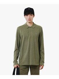 長袖 リブ メランジカラ-ポロシャツ L1313 (杢・長袖) LACOSTE ラコステ トップス ポロシャツ グリーン グレー ブルー ブラウン ブラック【送料無料】[Rakuten Fashion]