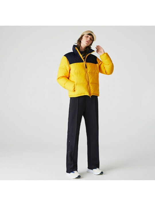 楽天市場】【SALE／50%OFF】収納フード付きカラーブロックダウン 