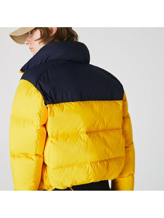 楽天市場】【SALE／50%OFF】収納フード付きカラーブロックダウン 