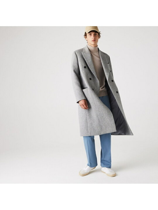 楽天市場】【SALE／50%OFF】ヘリンボーンロングウールコート LACOSTE 