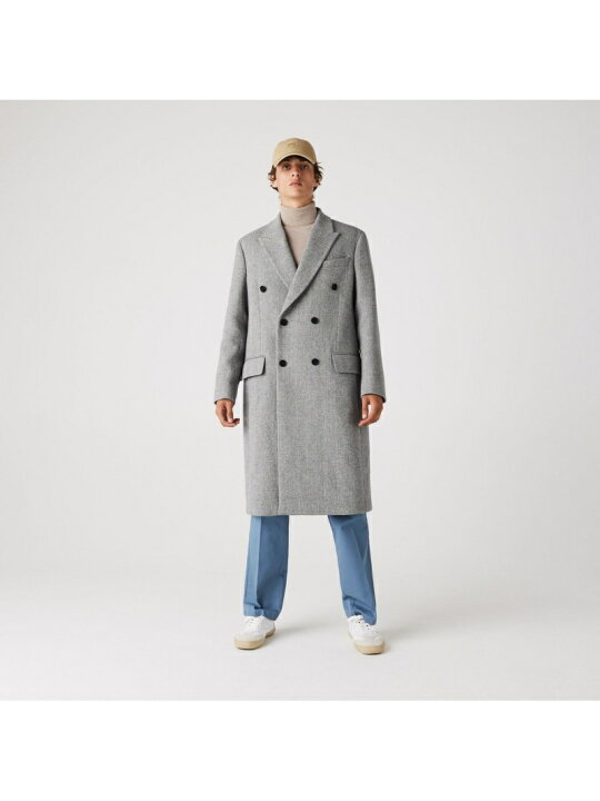 楽天市場】【SALE／50%OFF】ヘリンボーンロングウールコート LACOSTE  