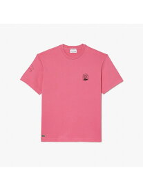 【SALE／30%OFF】ワールドワイドバックプリントクルーネックTシャツ LACOSTE ラコステ トップス カットソー・Tシャツ ブラック ピンク ブルー【RBA_E】【送料無料】[Rakuten Fashion]