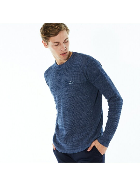 楽天市場】【SALE／50%OFF】コットンニットワッフルセーター LACOSTE 