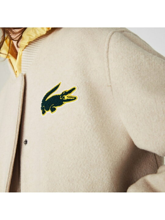 楽天市場】【SALE／40%OFF】LACOSTE L!VE メルトンウールバーシティ 