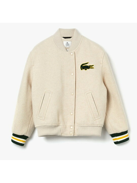楽天市場】【SALE／40%OFF】LACOSTE L!VE メルトンウールバーシティ 