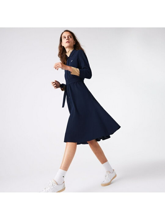 楽天市場】【SALE／50%OFF】ベルトデザインポロシャツドレス LACOSTE 