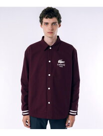 【SALE／30%OFF】コーチジャケット*バーシティ リバーシブルジャケット LACOSTE ラコステ ジャケット・アウター ナイロンジャケット ブラック レッド ホワイト【RBA_E】【送料無料】[Rakuten Fashion]