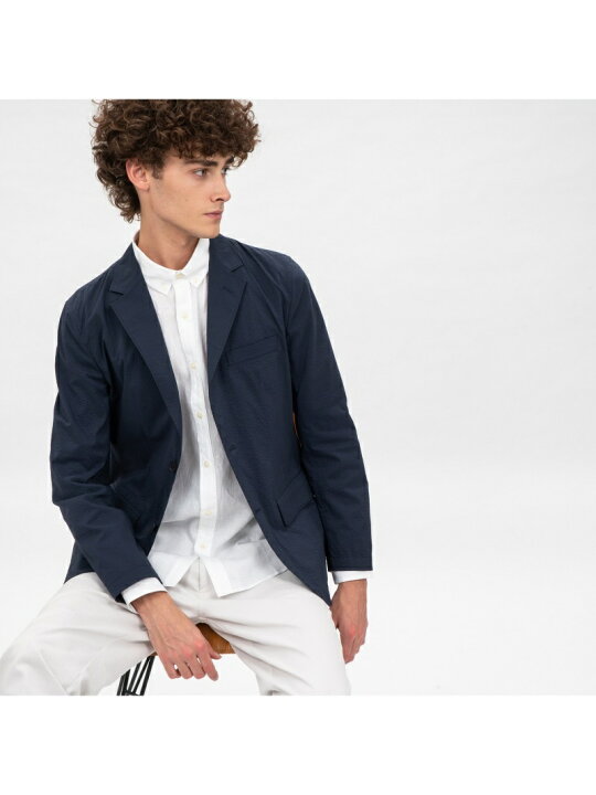 楽天市場】【SALE／50%OFF】シアサッカーテーラードジャケット LACOSTE 