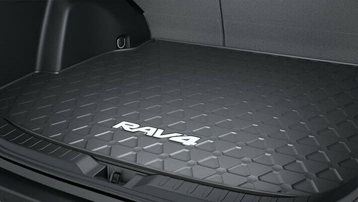 楽天市場】RAV4 ラゲッジマット ゴム製 ブラック 防水 汚れ防止 フチ付 