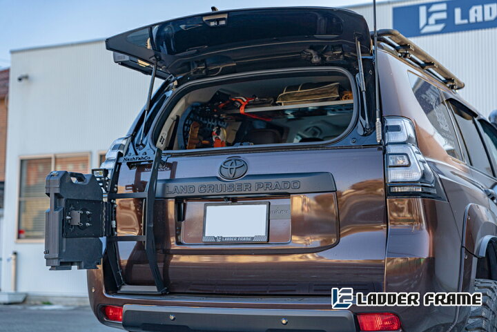 楽天市場】プラド 150 リアラダー ハーフタイプ パーツ カスタム  