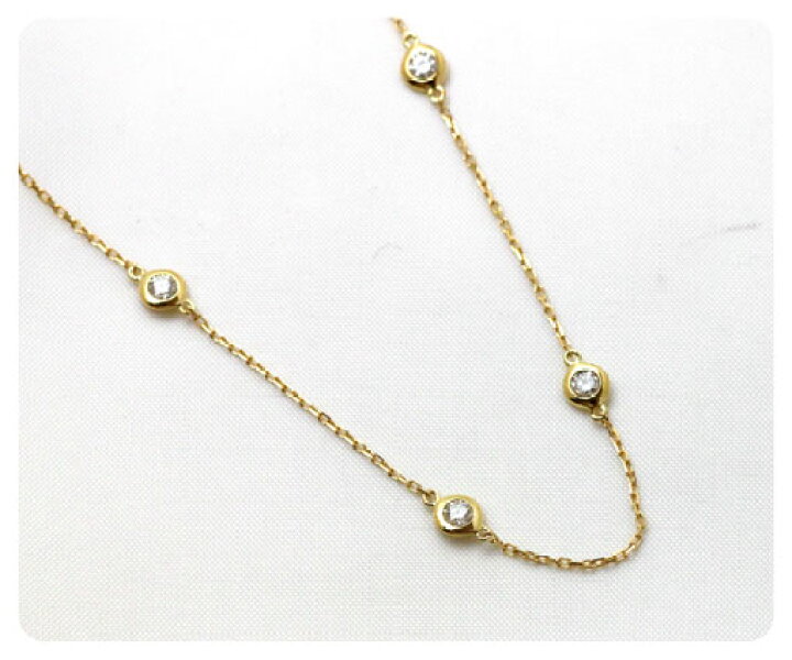 楽天市場】ダイヤモンド ネックレス 0.7ct プラチナ K18 ステーション 
