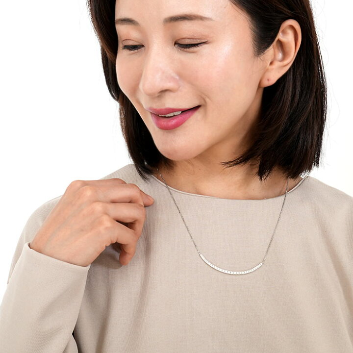 楽天市場】ダイヤモンド ライン ネックレス プラチナ 1ct 天然ダイヤ  