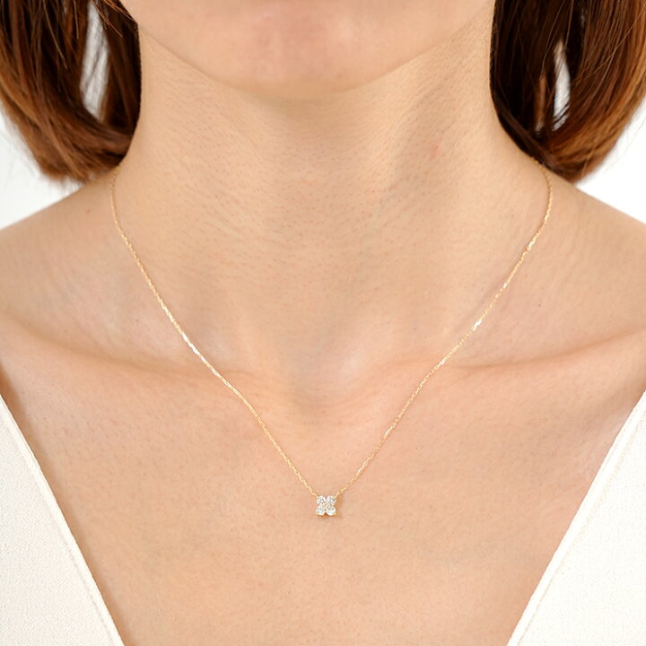 楽天市場】【15周年SALE開催中】 ダイヤモンド ネックレス 0.25ct 