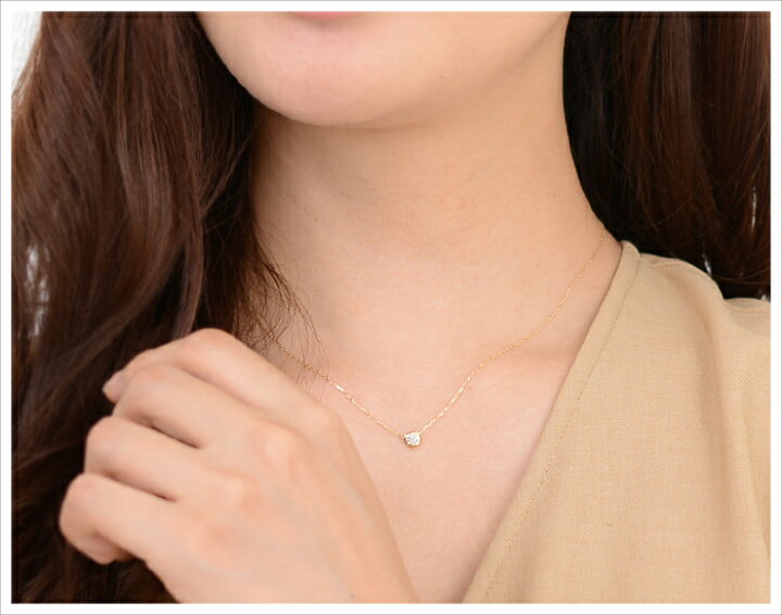 楽天市場】一粒ダイヤ ネックレス ダイヤモンド 天然ダイヤ 0.2ct  