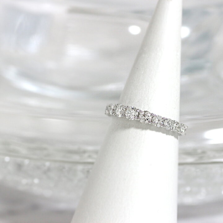 楽天市場】新商品 ダイヤモンド リング エタニティ プラチナ 1ct 11p 
