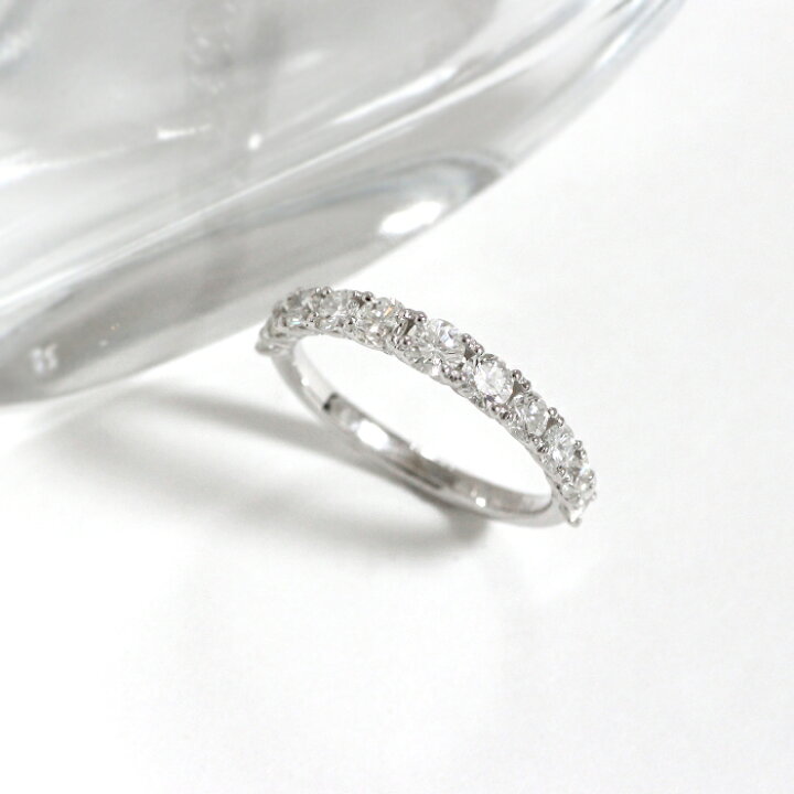 楽天市場】新商品 ダイヤモンド リング エタニティ プラチナ 1ct 11p 