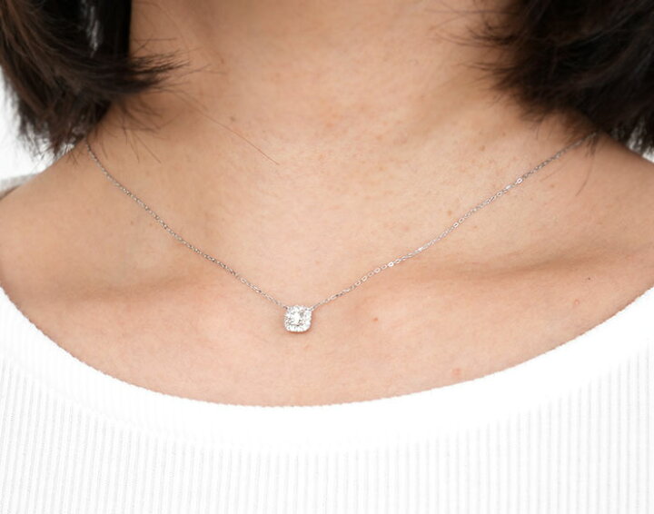 楽天市場】ダイヤモンド ネックレス 0.2ct プラチナ Hカラー SI2 Good 
