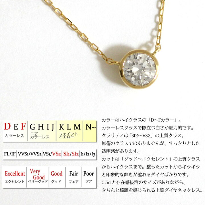 楽天市場】【新在庫 エクセレント H&C 入荷】ダイヤモンド ネックレス 