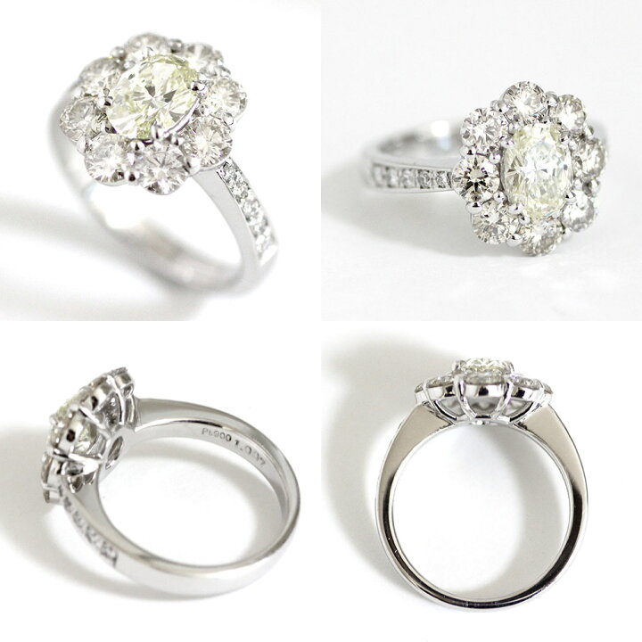 楽天市場】ダイヤモンド ダイヤ リング 1.007ct Pt プラチナ Pt900 